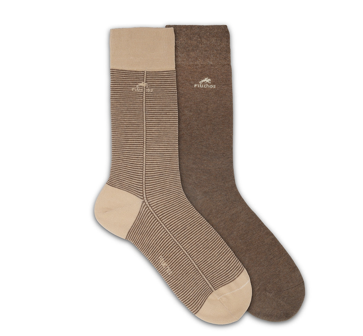 CA0009 Calcetin largo Light Brown 2p-0