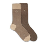CA0009 Calcetin largo Light Brown 2p-0