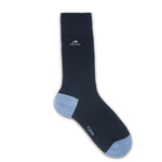 CA0009 Calcetin largo Blue-Blue dots 2p-1