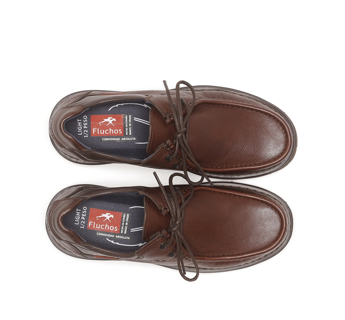 Chaussures à lacets FLUCHOS cuir marron brandy Chaussures à lacets FLUCHOS cuir marron brandy