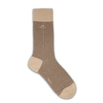 CA0009 Calcetin largo Light Brown 2p-2